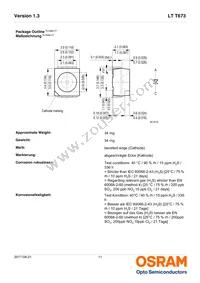 LT T673-Q2S1-25-26E6-10-R18-Z Datasheet Page 11