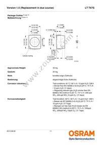 LT T67S-Q1R1-25-0-10-R18-Z Datasheet Page 11