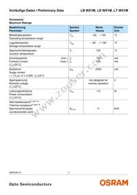 LT W51M-JYKZ-36-S-Z Datasheet Page 3