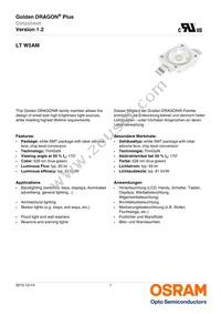 LT W5AM-KZLY-36-0-350-R18 Datasheet Cover