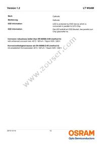 LT W5AM-KZLY-36-0-350-R18 Datasheet Page 12