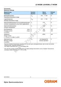 LT W5SM-JYJZ-34-0-350-R18-Z Datasheet Page 3