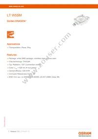 LT W5SM-JYKY-25-0-350-R18-Z Datasheet Cover