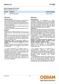 LT Y8SG-V2AB-36-1-20-R18-Z Datasheet Page 19