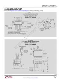 LT1011AMJ8 Datasheet Page 17