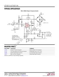 LT1011AMJ8 Datasheet Page 20