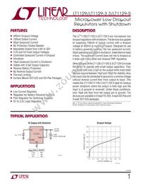 LT1129MPST-3.3 Datasheet Cover