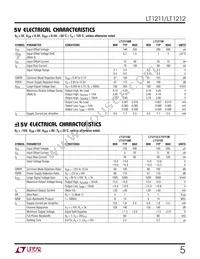 LT1211MJ8 Datasheet Page 5