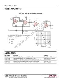 LT1211MJ8 Datasheet Page 20