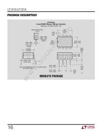 LT1213MJ8 Datasheet Page 16