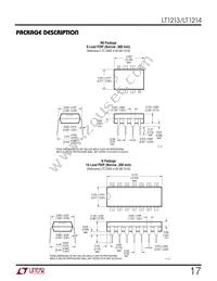 LT1213MJ8 Datasheet Page 17