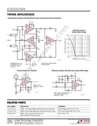 LT1213MJ8 Datasheet Page 20