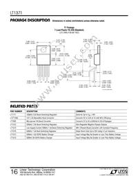 LT1371CSW#PBF Datasheet Page 16