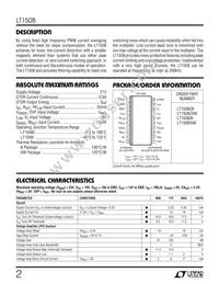 LT1508IN Datasheet Page 2