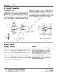 LT1632IS8 Datasheet Page 16
