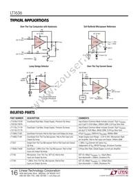 LT1636IDD#TRPBF Datasheet Page 16