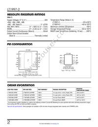 LT1997HDF-2#TRPBF Datasheet Page 2