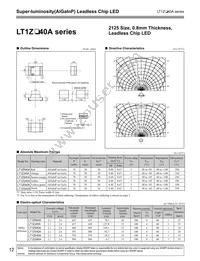 LT1ZV40A Datasheet Cover