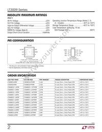 LT3009ESC8-5 Datasheet Page 2