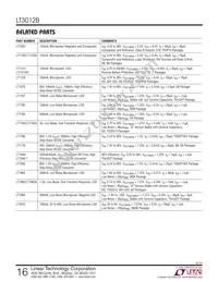 LT3012BEDE Datasheet Page 16