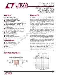 LT3020IDD Datasheet Cover