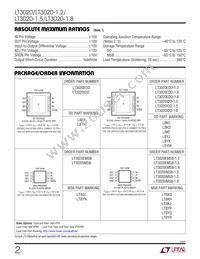 LT3020IDD Datasheet Page 2