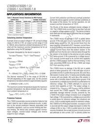 LT3020IDD Datasheet Page 12