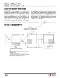 LT3021EDH-1.2 Datasheet Page 14