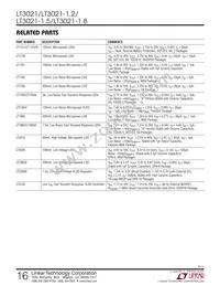 LT3021EDH-1.2 Datasheet Page 16