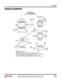 LT3027IDD Datasheet Page 15