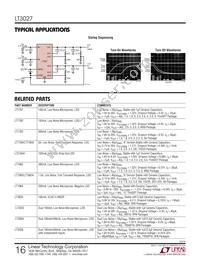 LT3027IDD Datasheet Page 16