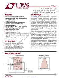 LT3080IDD-1 Datasheet Cover