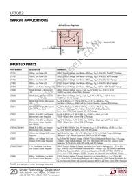 LT3082IDD Datasheet Page 20