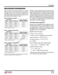 LT3082IST Datasheet Page 13