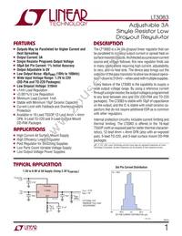 LT3083MPDF Datasheet Cover