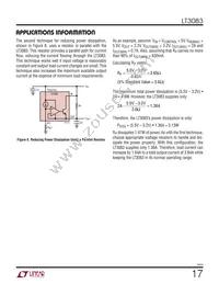 LT3083MPDF Datasheet Page 17