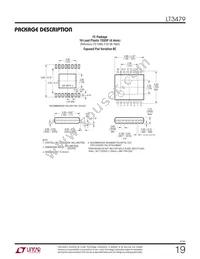 LT3479EDE Datasheet Page 19