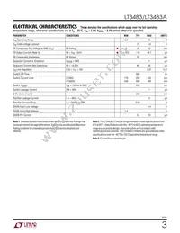 LT3483EDC Datasheet Page 3