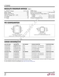 LT3592IDDB Datasheet Page 2