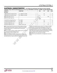 LT3796HFE-1#PBF Datasheet Page 5