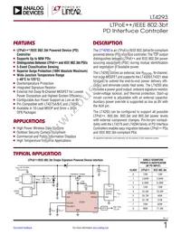 LT4293HMS#TRPBF Datasheet Cover