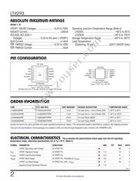 LT4293HMS#TRPBF Datasheet Page 2