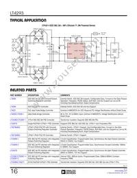 LT4293HMS#TRPBF Datasheet Page 16