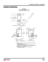 LT6000IDCB Datasheet Page 15