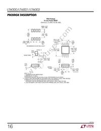 LT6000IDCB Datasheet Page 16