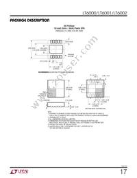 LT6000IDCB Datasheet Page 17