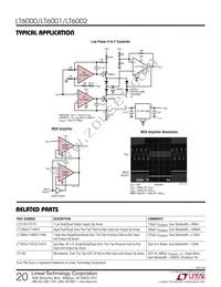 LT6000IDCB Datasheet Page 20