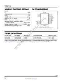 LT8316HFE#TRPBF Datasheet Page 2