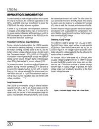 LT8316HFE#TRPBF Datasheet Page 20