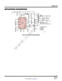 LT8316HFE#TRPBF Datasheet Page 21